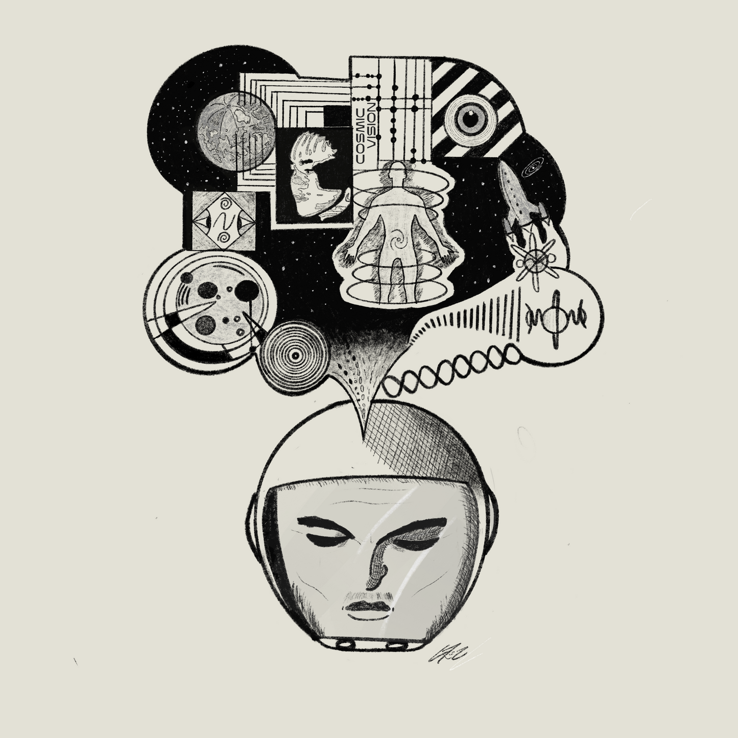 Spaceman Disposition Tee