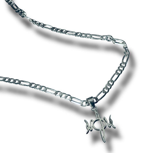 CV Logo Pendant Necklace