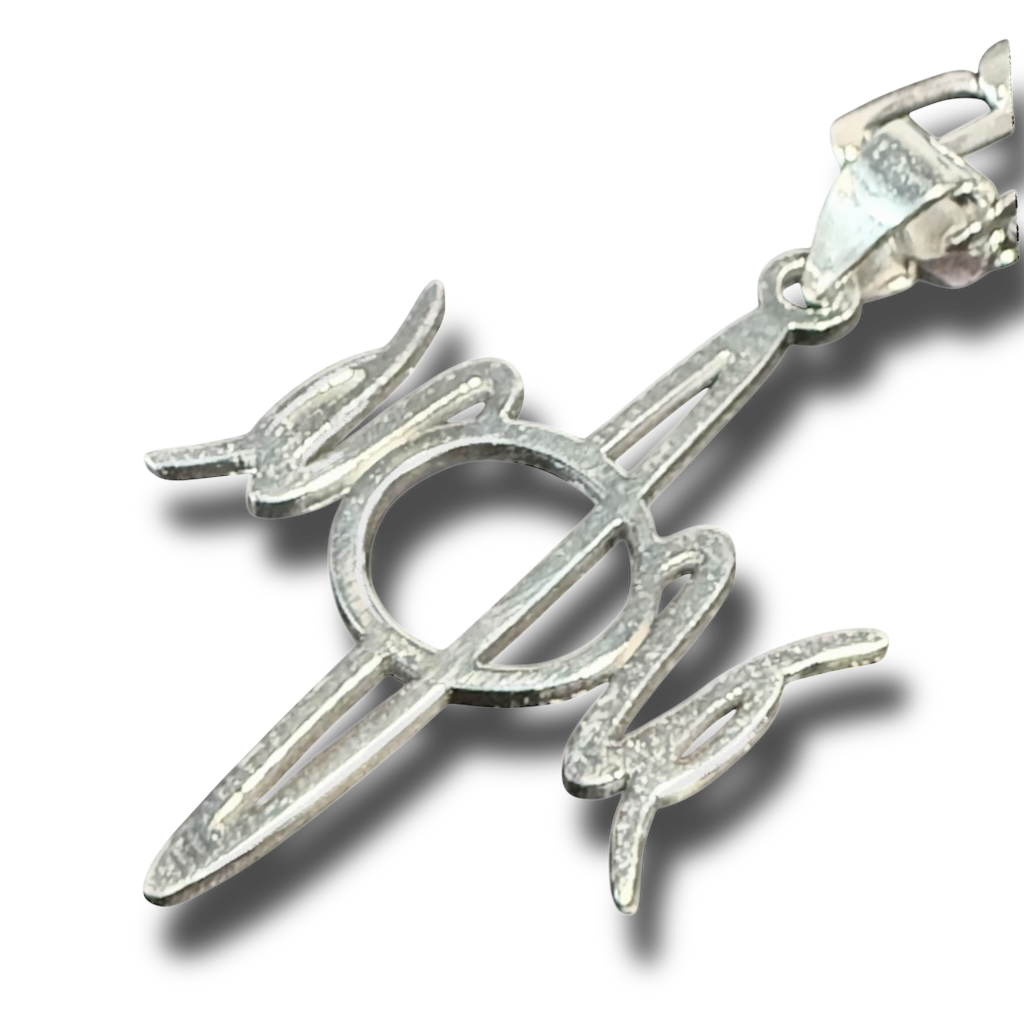 CV Logo Pendant Necklace